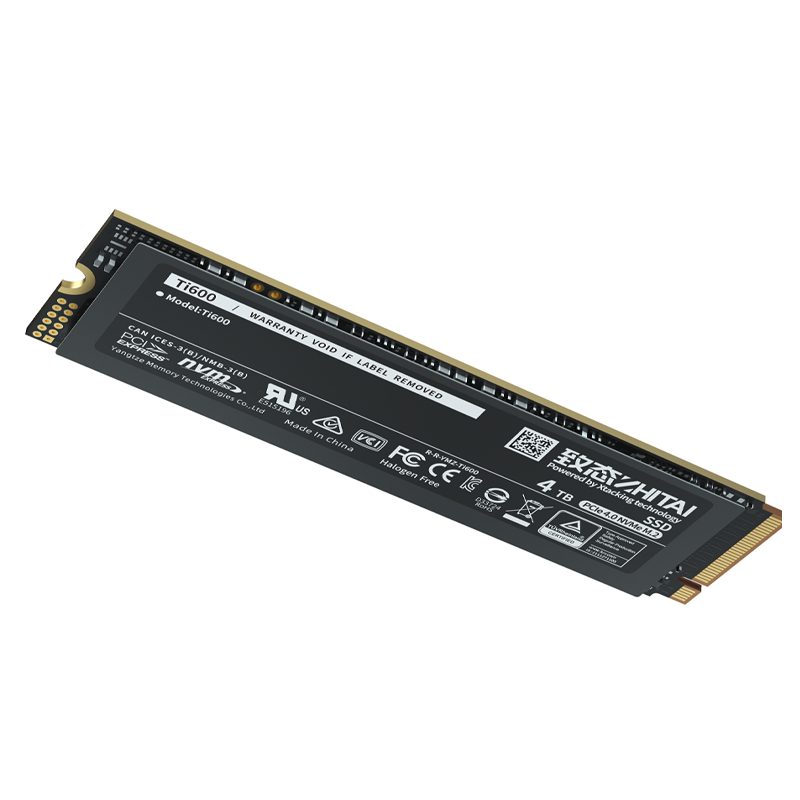 致态（ZhiTai）长江存储 4T SSD固态硬盘 NVMe M.2接口 Ti600系列 (PCIe 4.0 产品)